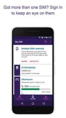 BT Mobile android App screenshot 3